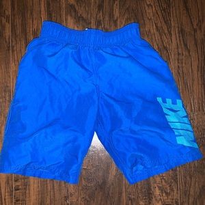 Nike Boys Blue Swim Volley Shorts- Size 7